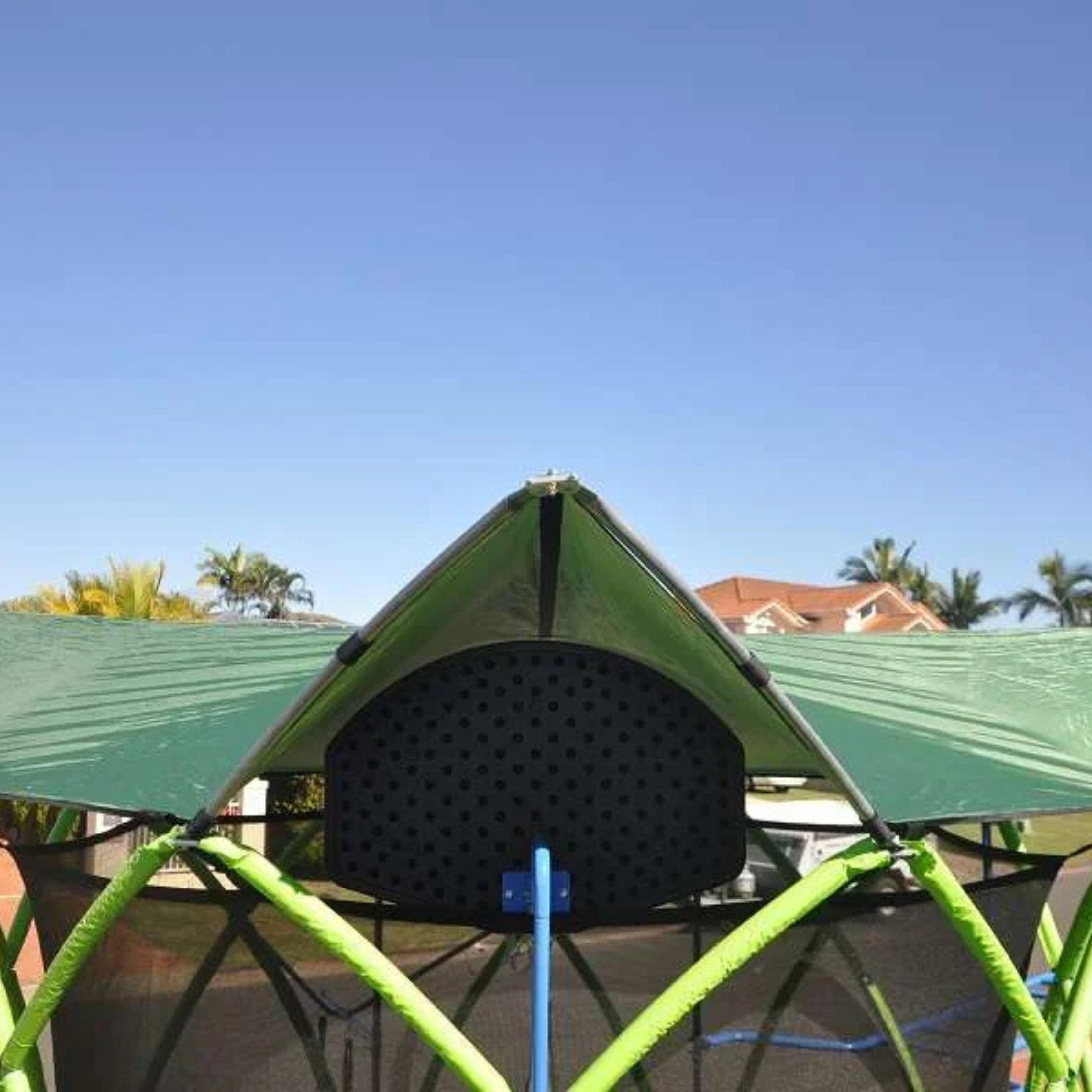 Megastar Tent Attach with AdventureZone Combo Premium Garden Trampoline