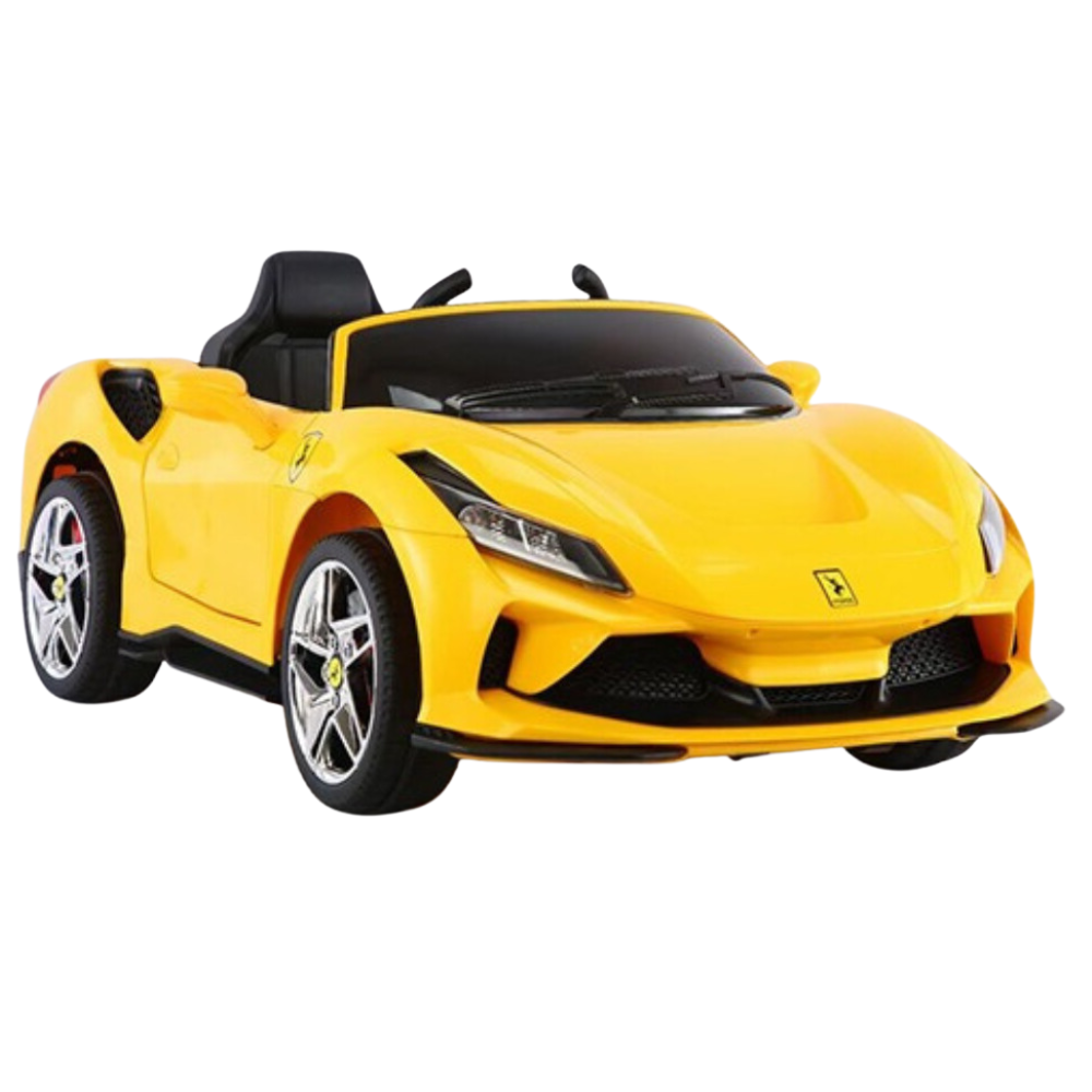 Megastar 24v xxl Ferrari Styled F8 Kids Electric Ride on Car-2 Seater-Double Open Doors Children Electric Car