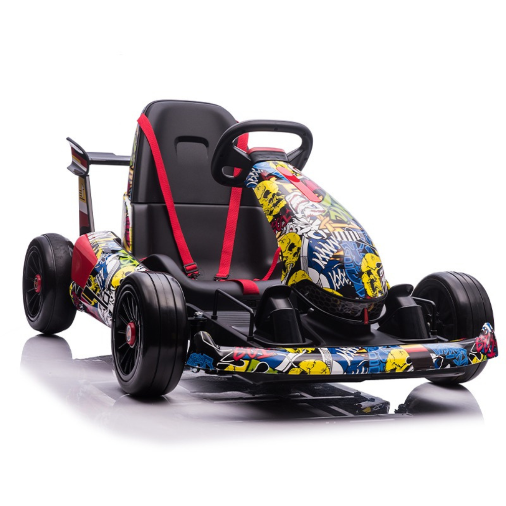 Megawheels Turbo Tornado Drift Go Kart High Power Buggy Drifting Cart 24V 18AH