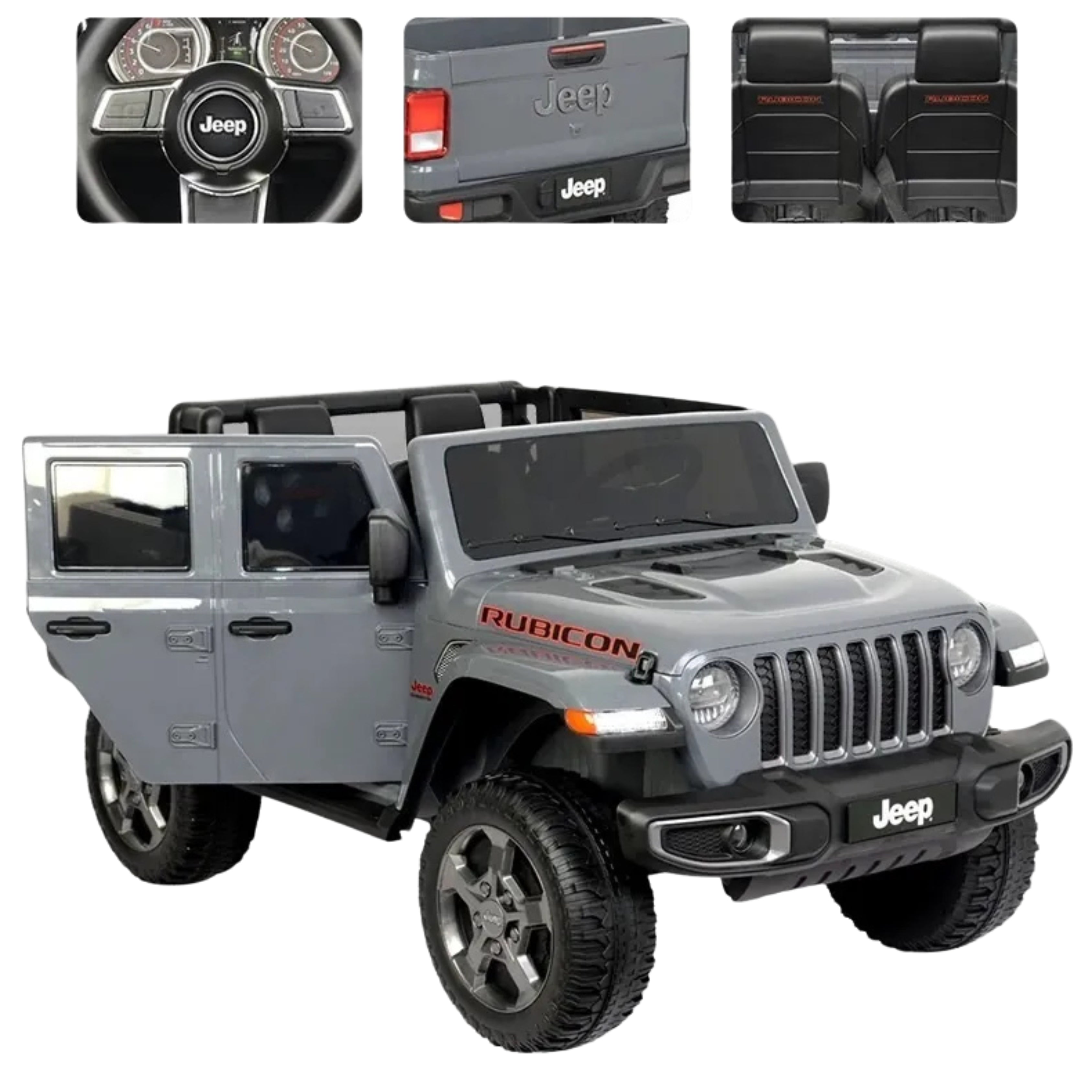 سيارة ميجا ستار SUV للأطفال، سيارة ركوب كهربائية رانجلر روبيكون، 12 فولت