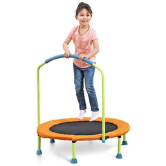 My First WonderJump Trampoline, Sturdy frame, High bounce, Non-slip surface, 3 Years+, 36 x 91 x 96 cm - Orange