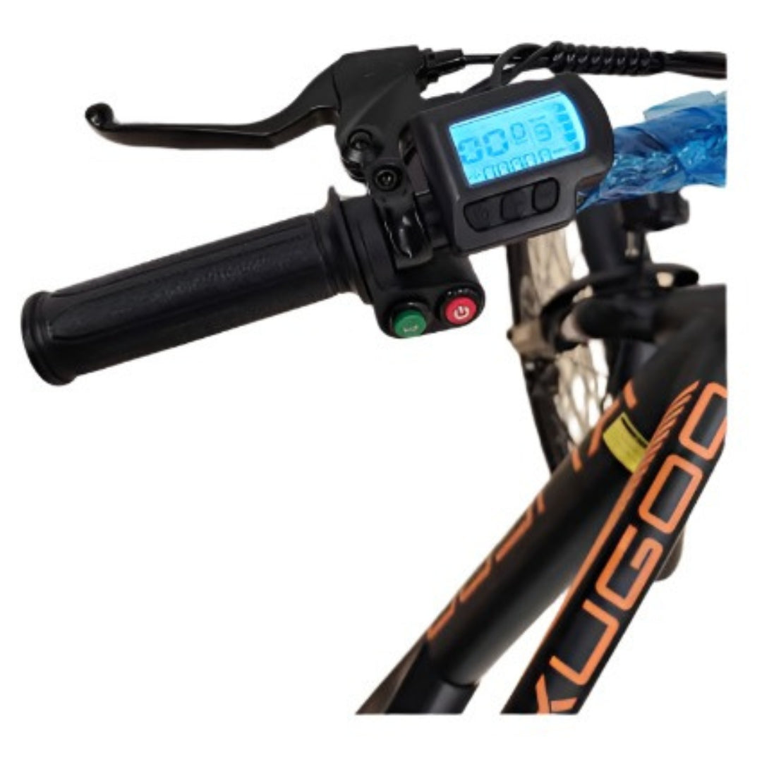 Kugoo Bicycle handlebar with electronic throttle control