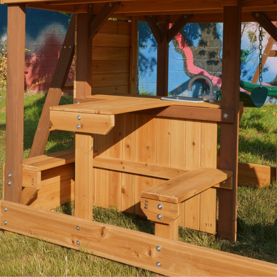 Megastar Dynamic Sports Arabian Ibex Wooden Swing Set