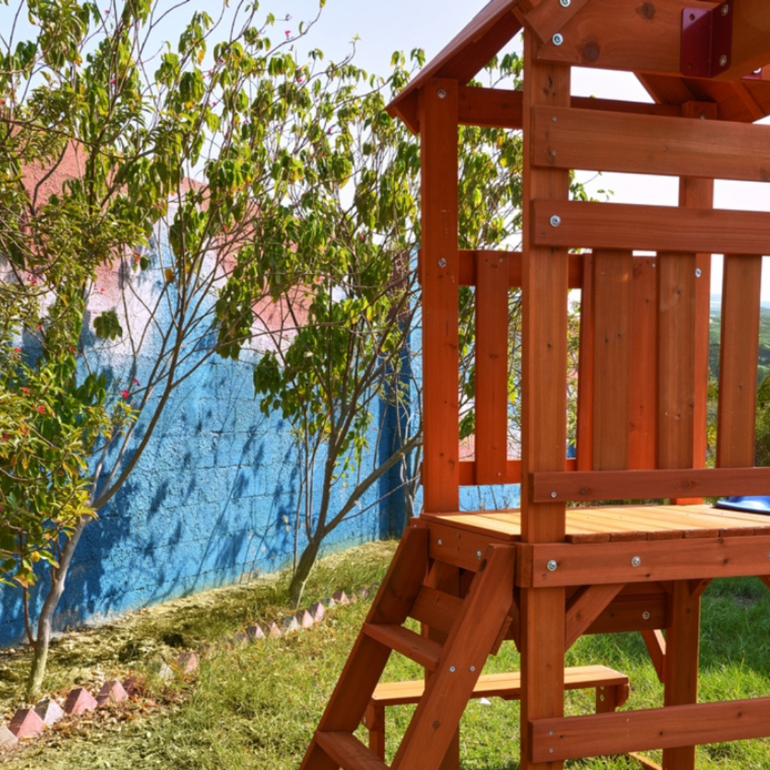 Megastars Dynamic Sports Arabian Hyrax Wooden Swing Set