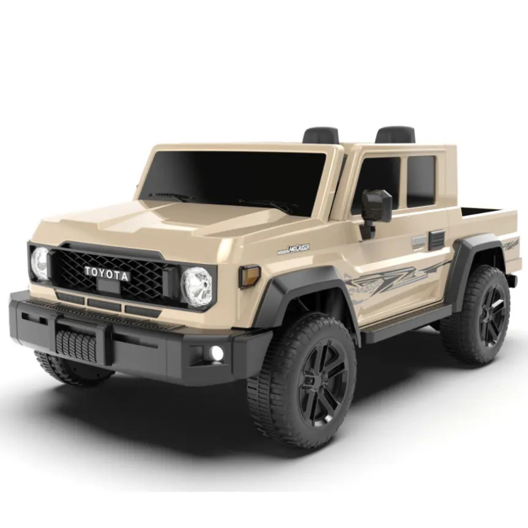Megastar Electric Ride on 12 V Land Cruiser Style SUV Jeep 2 Seater With Openable Trunk