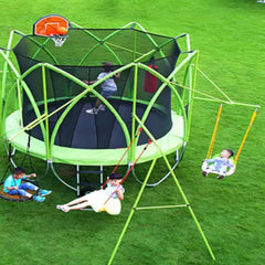 Megastar AdventureZone Combo 10FT Trampoline with Multiple Attachment Options & Free Installation