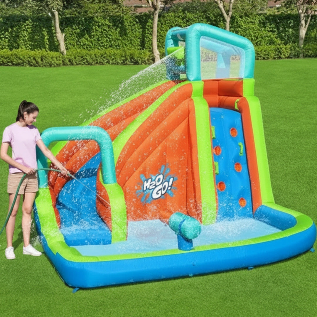 Inflatable water slide