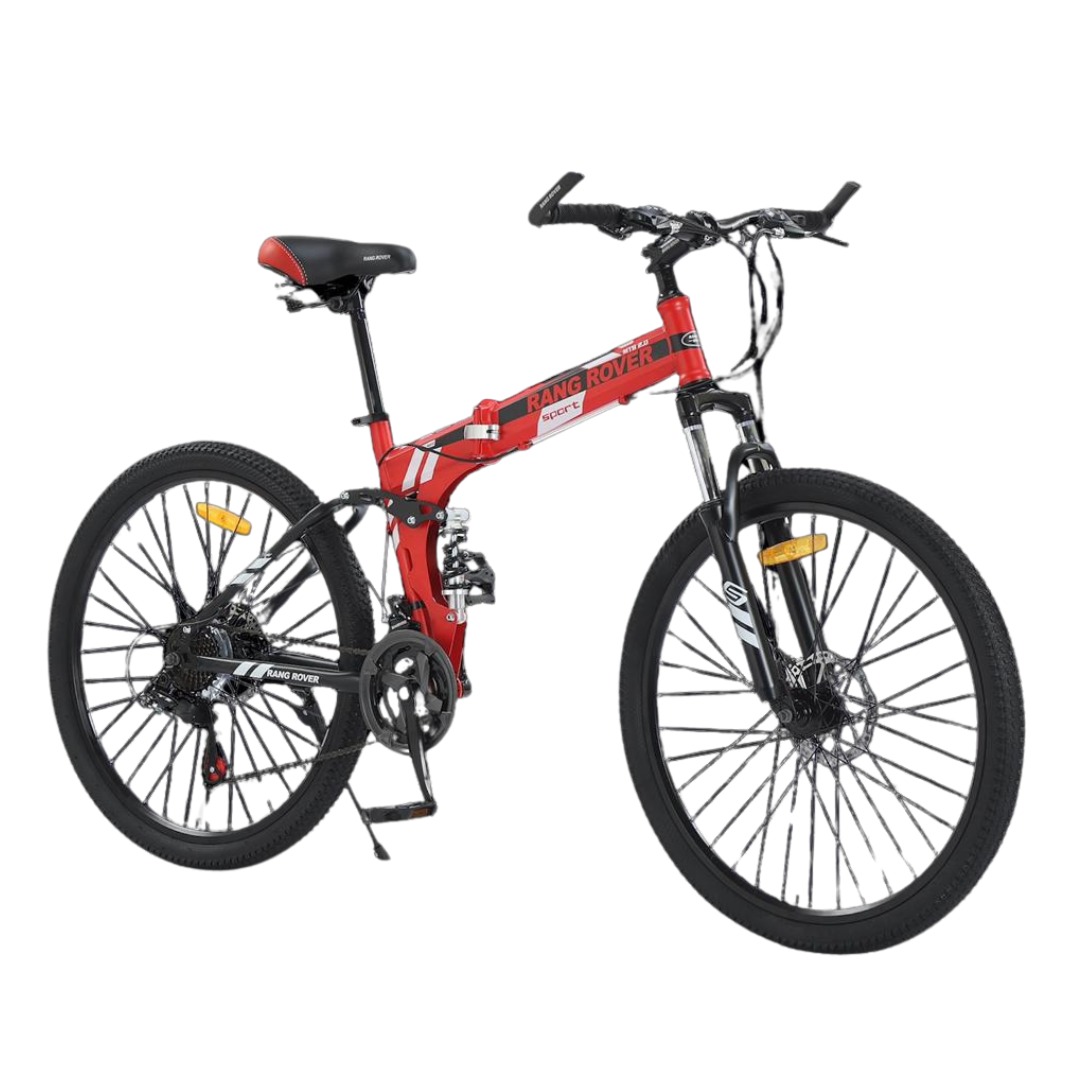 Foldable 26 Inch Rang Rover Mountain Bike with High Carbon Steel Frame