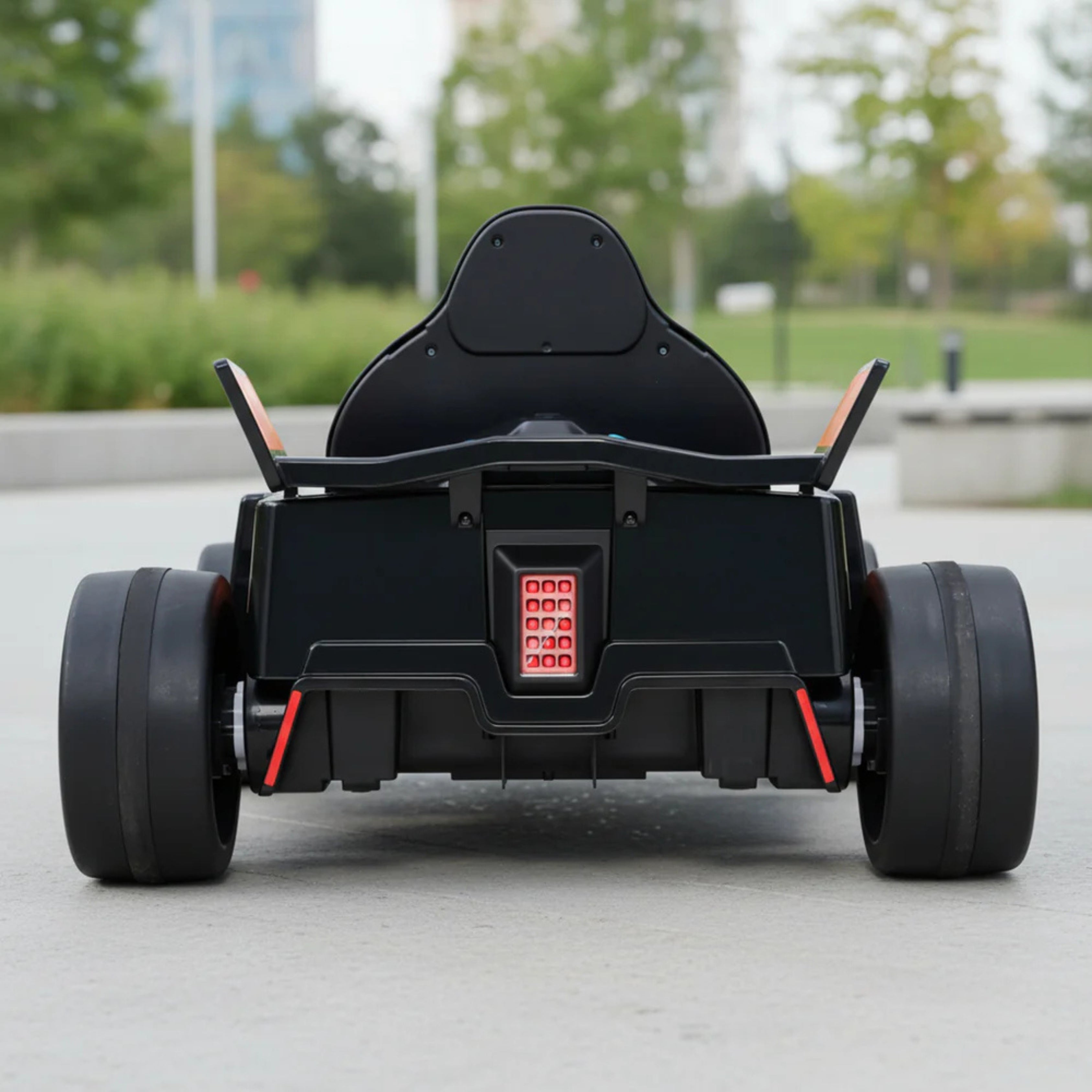 Black go-kart McLaren F1 Kids Ride-On Car 12V with Parental Remote Control 