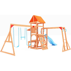 Megastar Dynamic Sports Arabian Pronghorn Wooden Swing Set