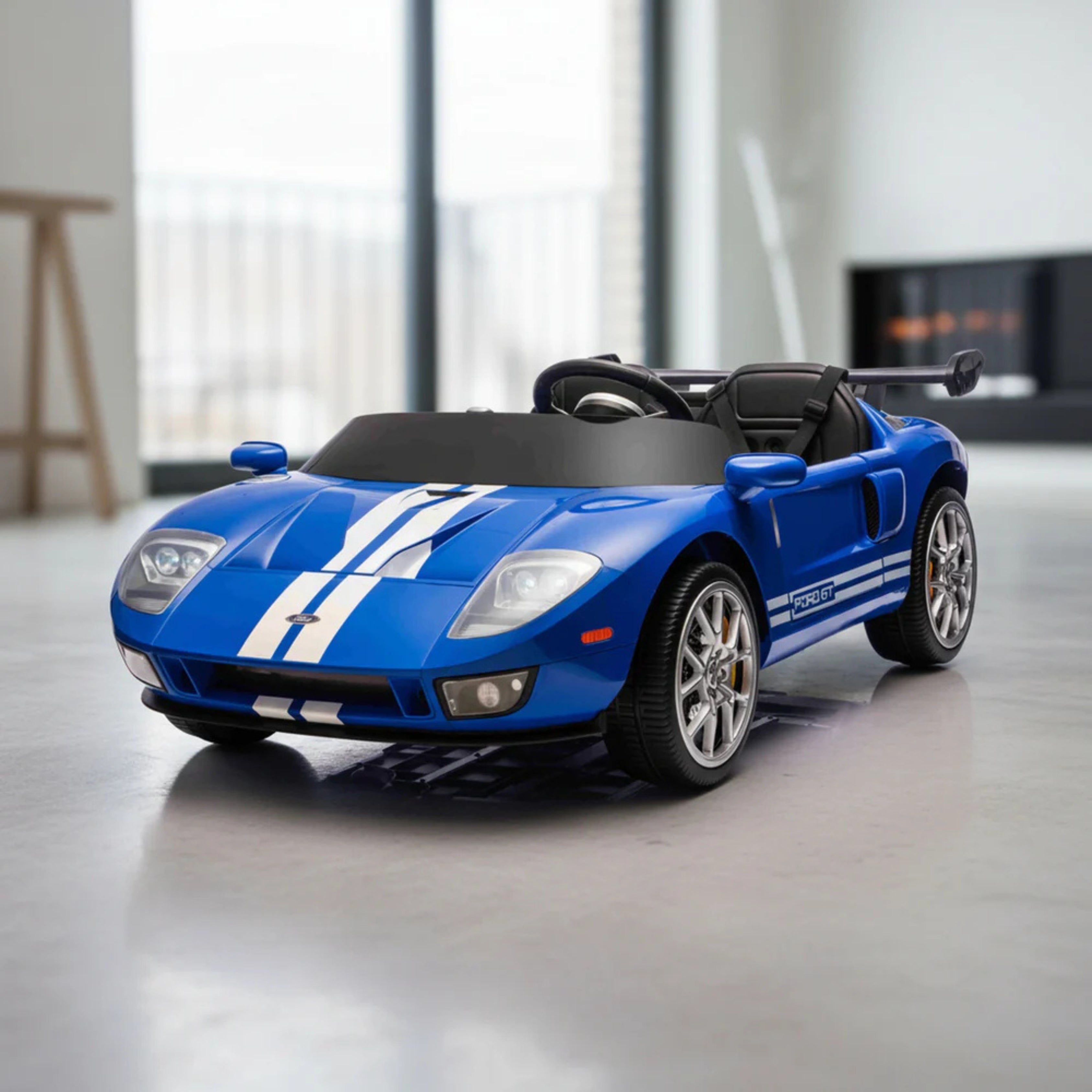 Blue Ride on Toy for Kids Licensed Ford GT Electric Car