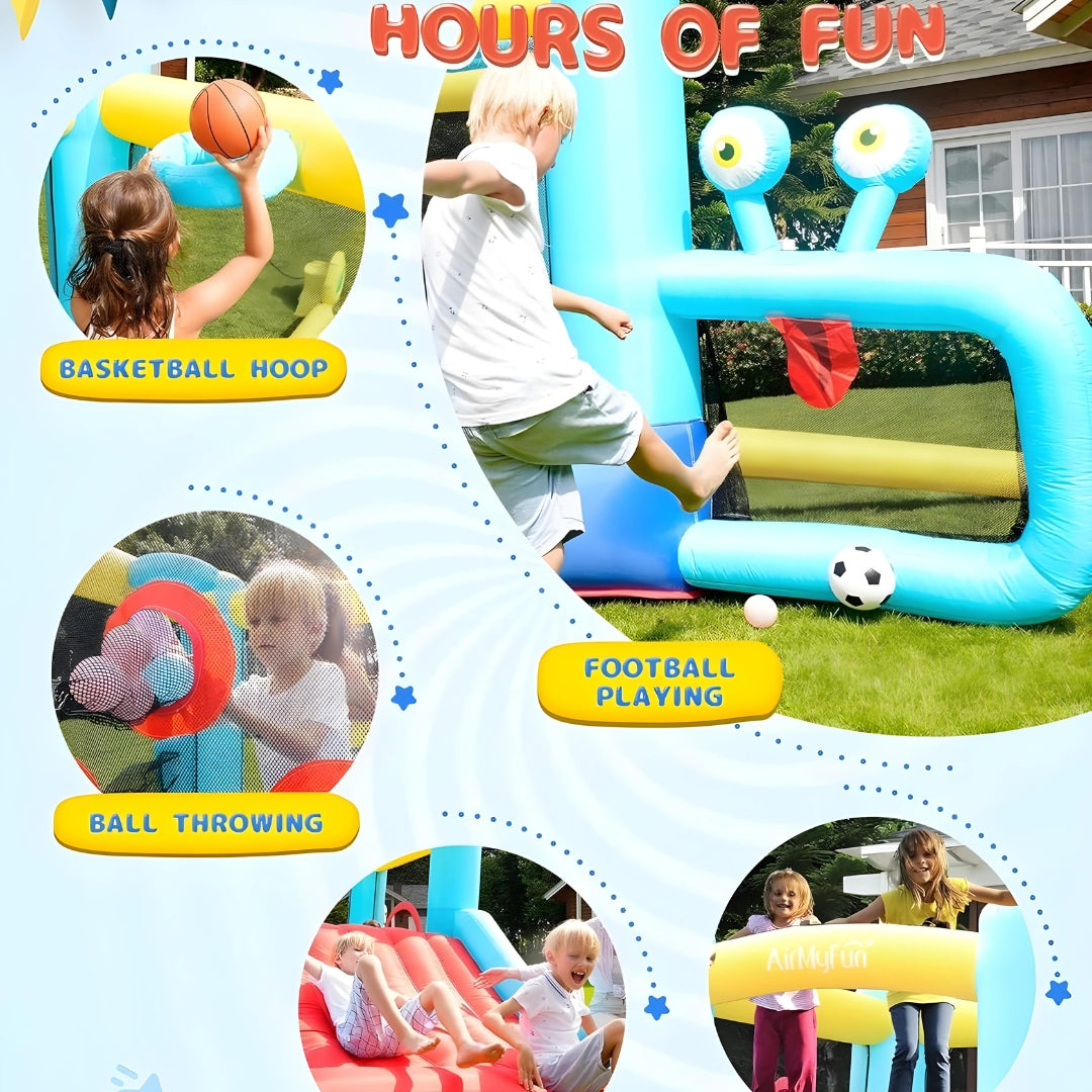 Megastar Inflatable Bounce House With Slide, Jumping Castle for Backyard