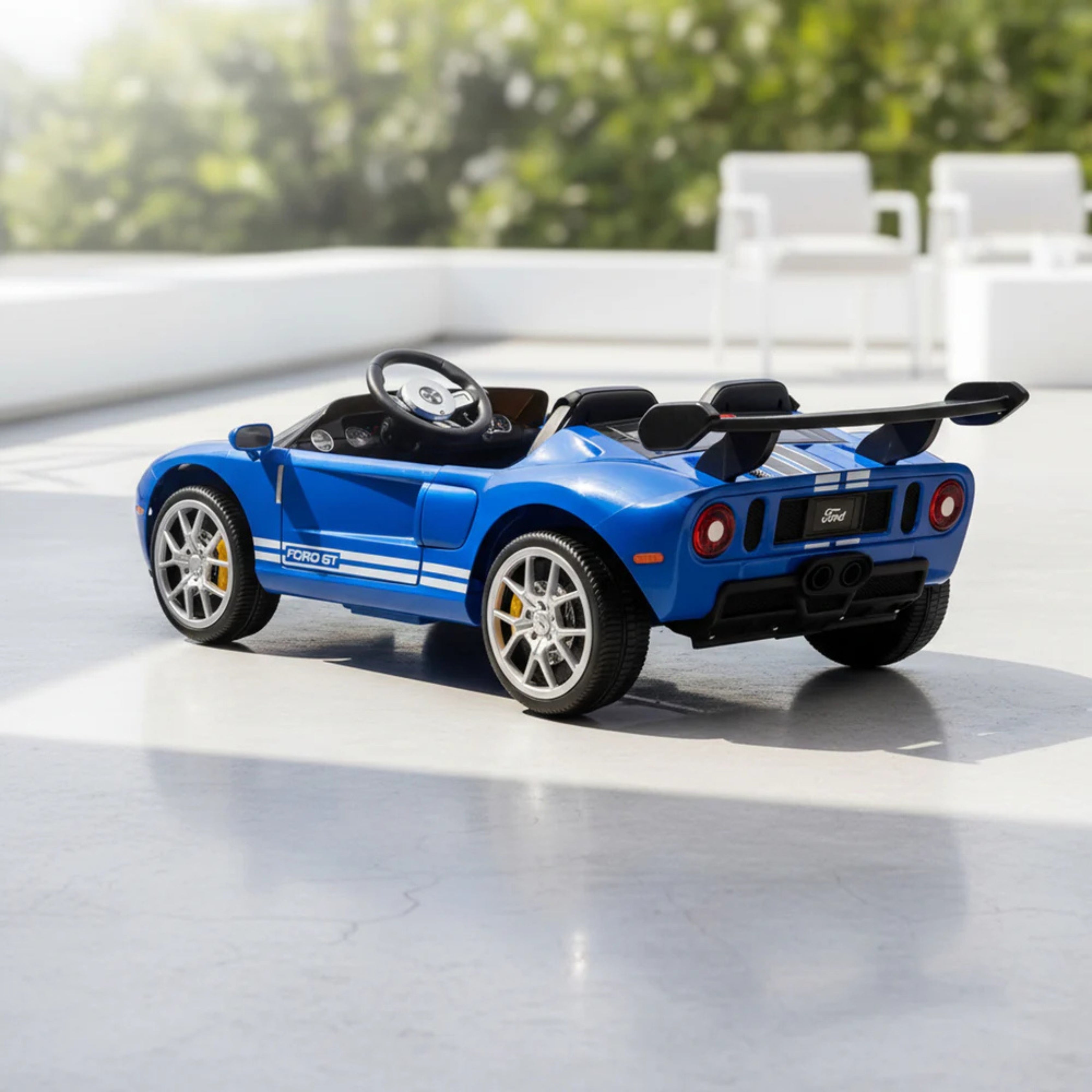 Blue toy car for Kids, Licensed Ford GT Electric Car with Remote Control