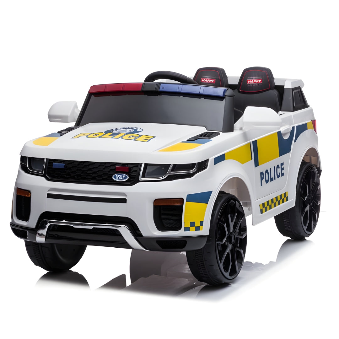 Megastar Kids Electric Ride-on Police Patrolling Car