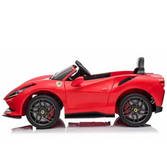 Megastar 24v xxl Ferrari Styled F8 Kids Electric Ride on Car-2 Seater-Double Open Doors Children Electric Car