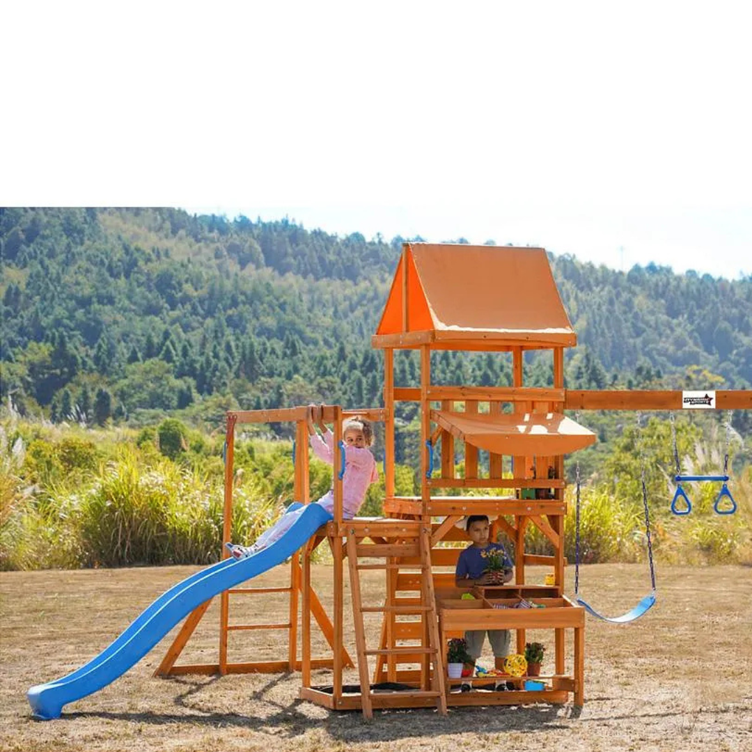 Megastar Dynamic Sports Arabian Pronghorn Wooden Swing Set