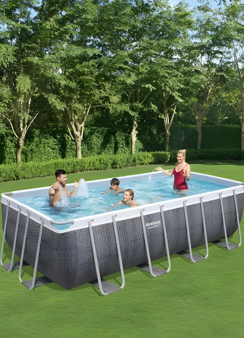 Bestway Power Steel Rectangle Pool Set