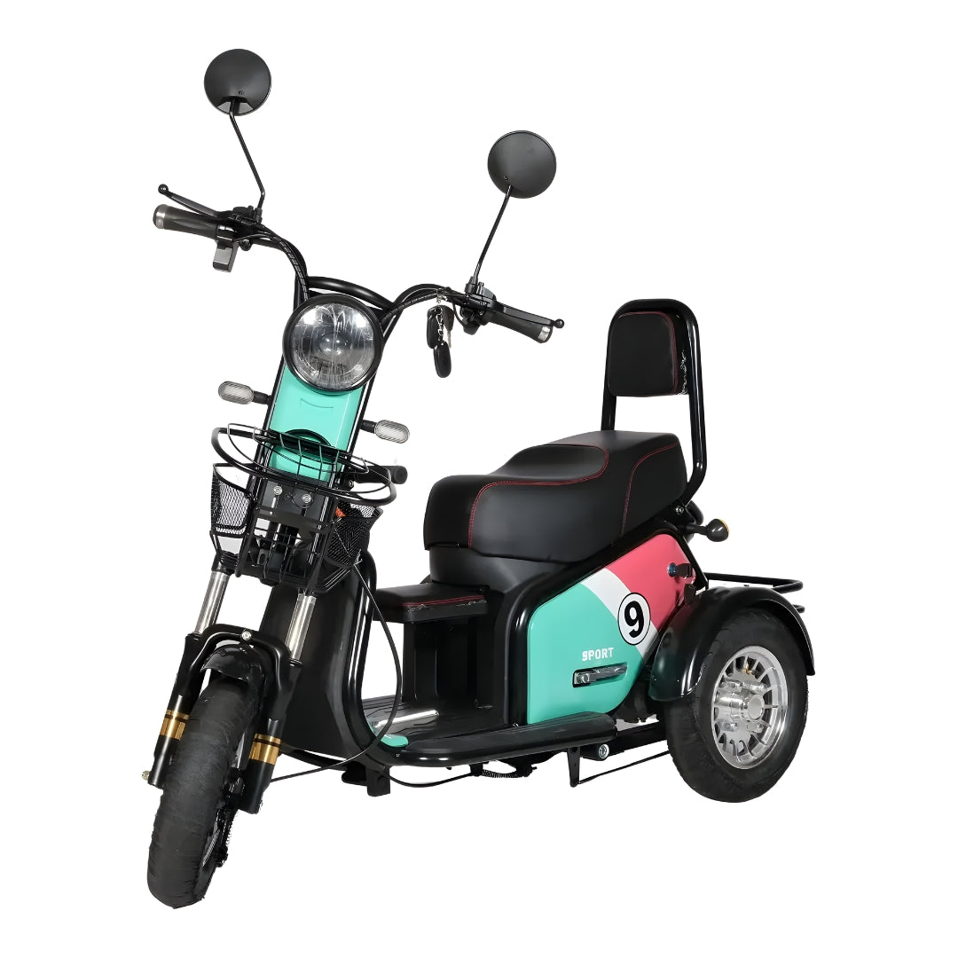 MEGAWHEELS Mobility 3 Wheels Electric Scooter With Basket