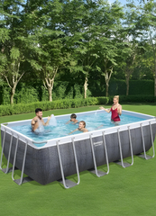 Bestway Power Steel Rectangle Pool Set