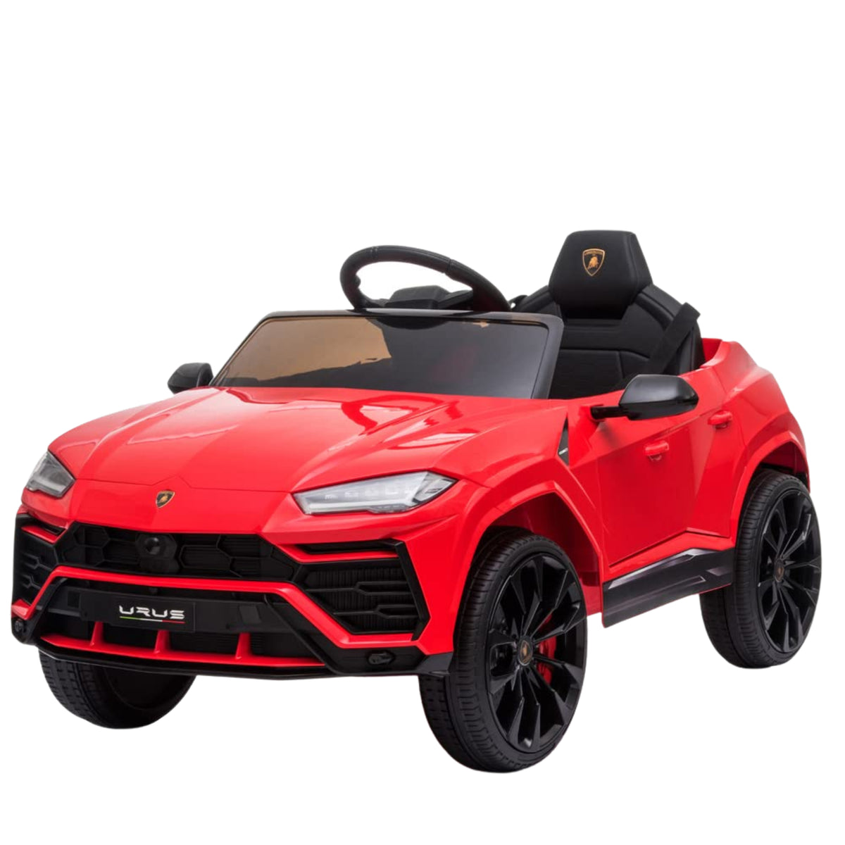 Red Electric Cars for Kids, 12V Licensed Lamborghini Urus