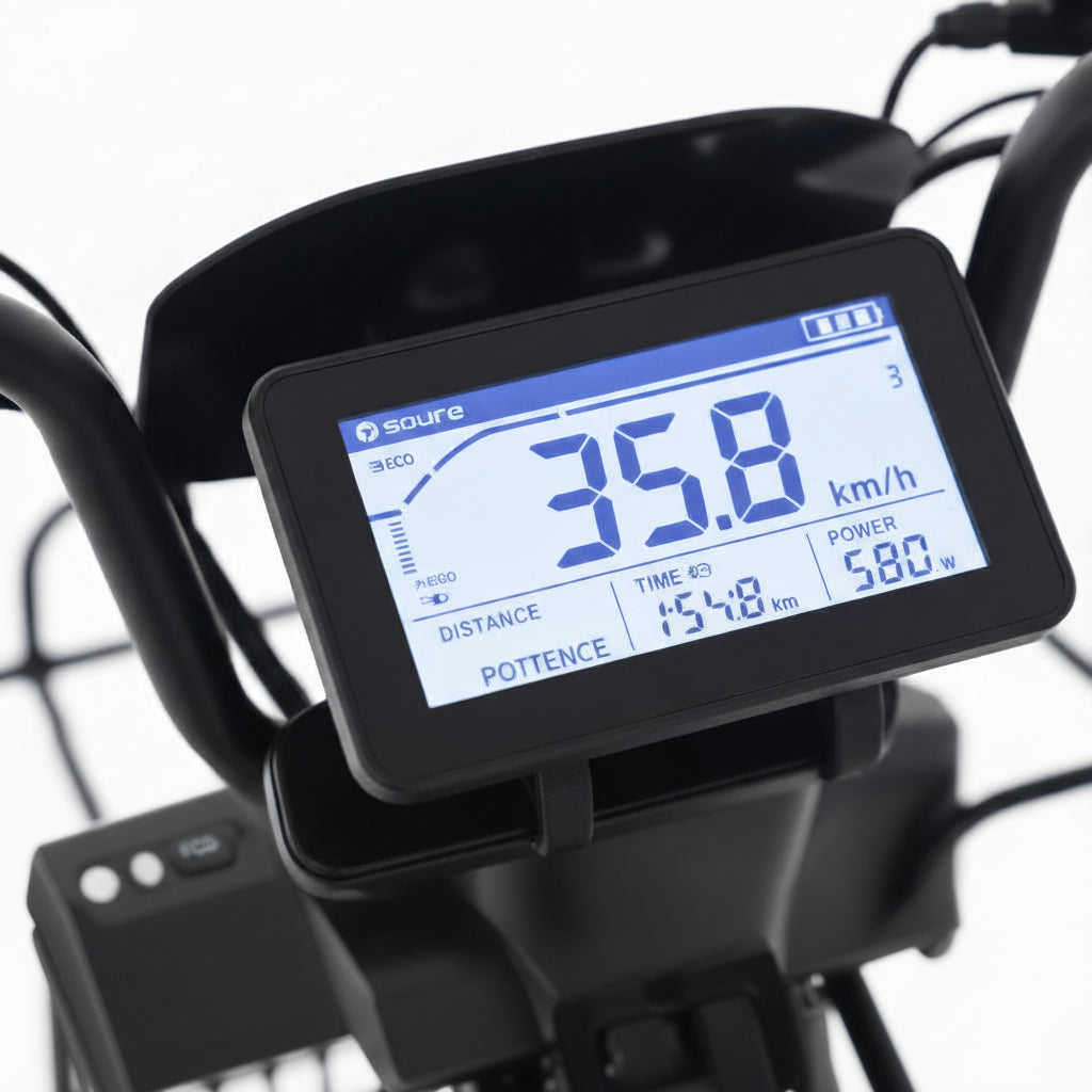 Kugoo T3 Electric Bike Cargo motorcycle handlebar with controls
