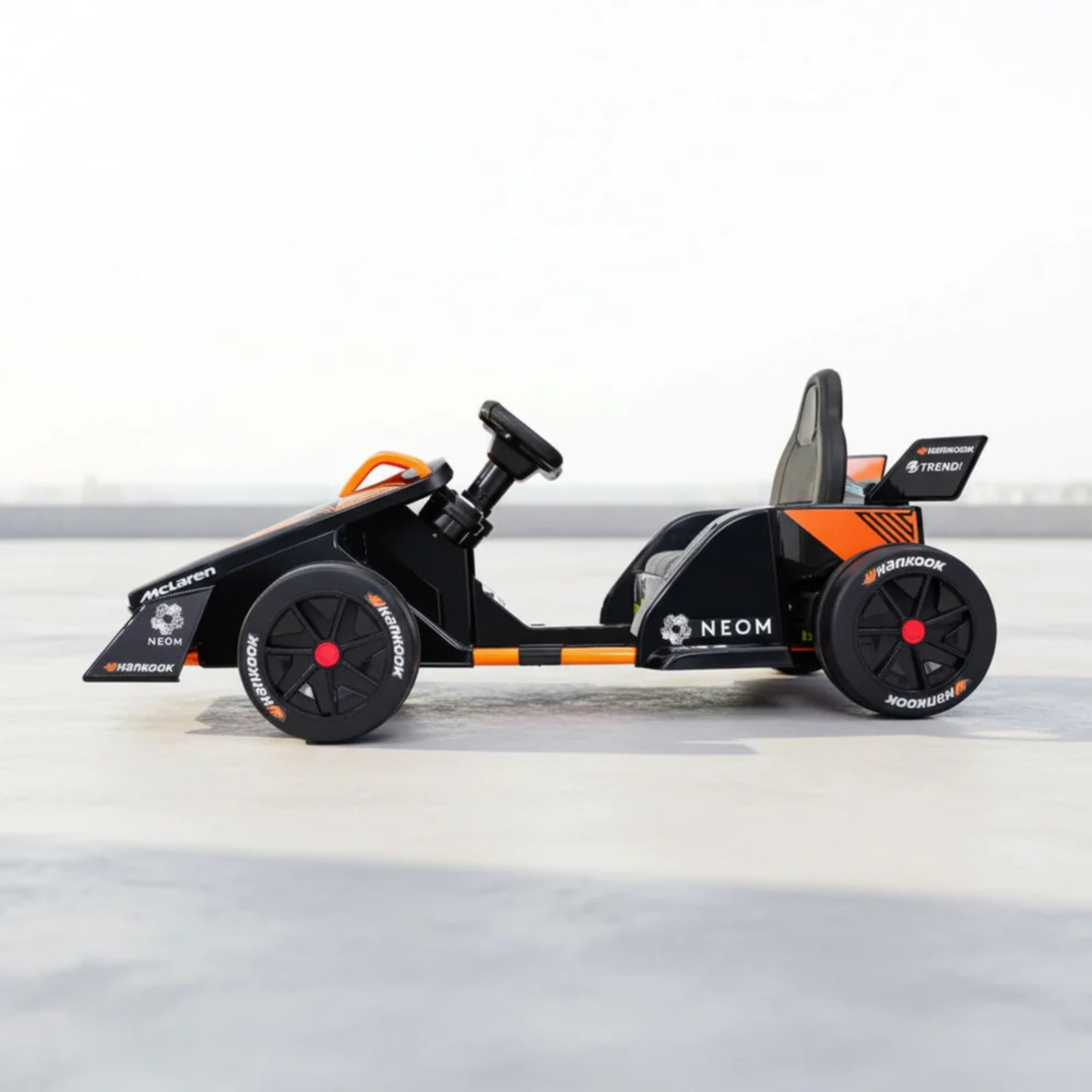 Black and orange go-kart McLaren F1 Kids Ride-On Car 