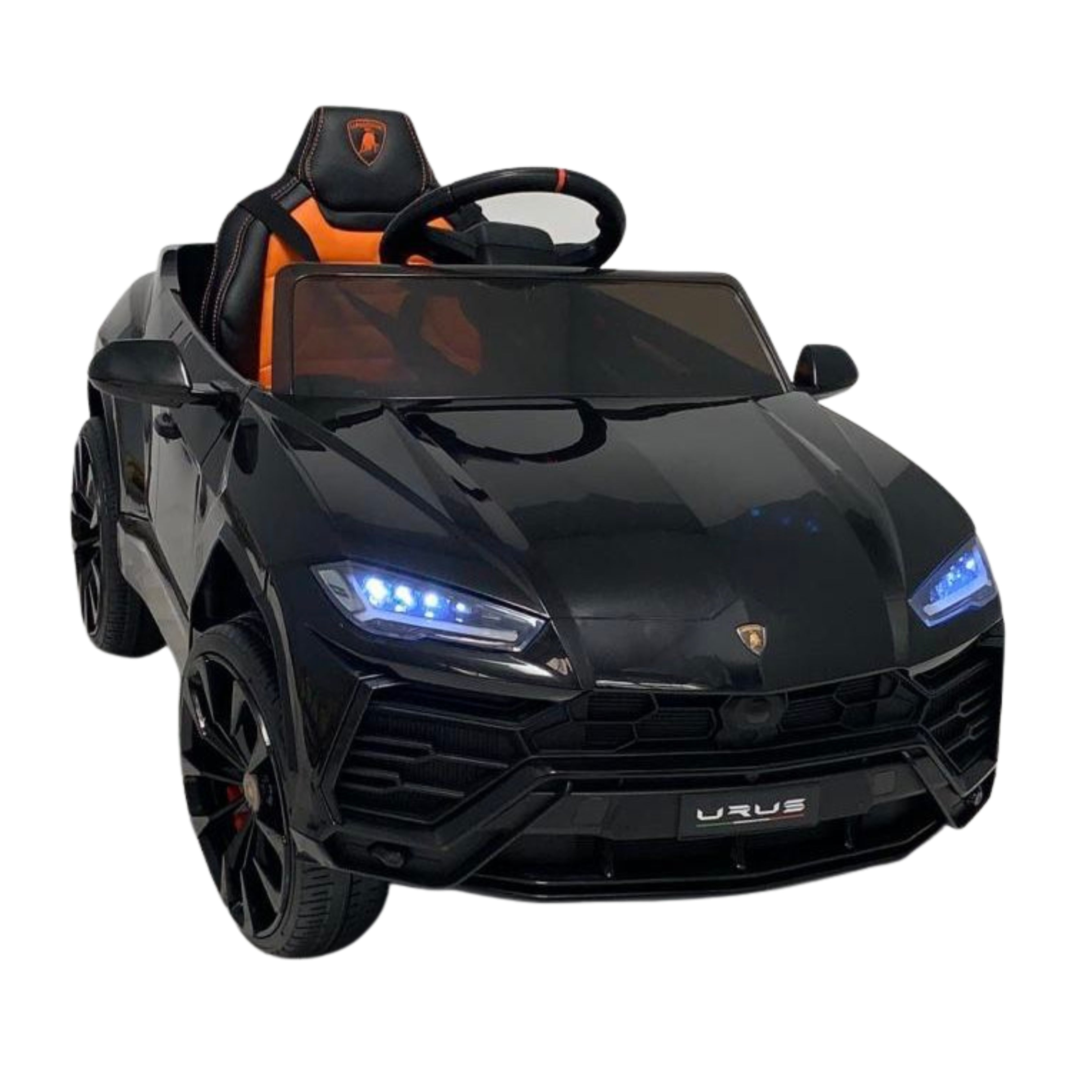 Black Megastar Electric Cars for Kids Licensed Lamborghini Urus with Remote Control