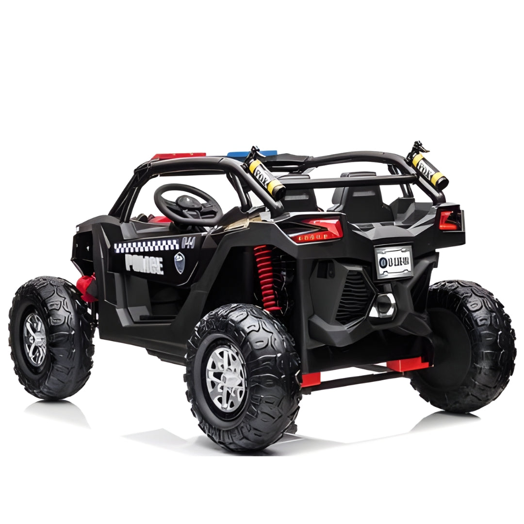 Megastar Ride on Max Expedition 12 v  Kids electric Police Suv with siren and open doors