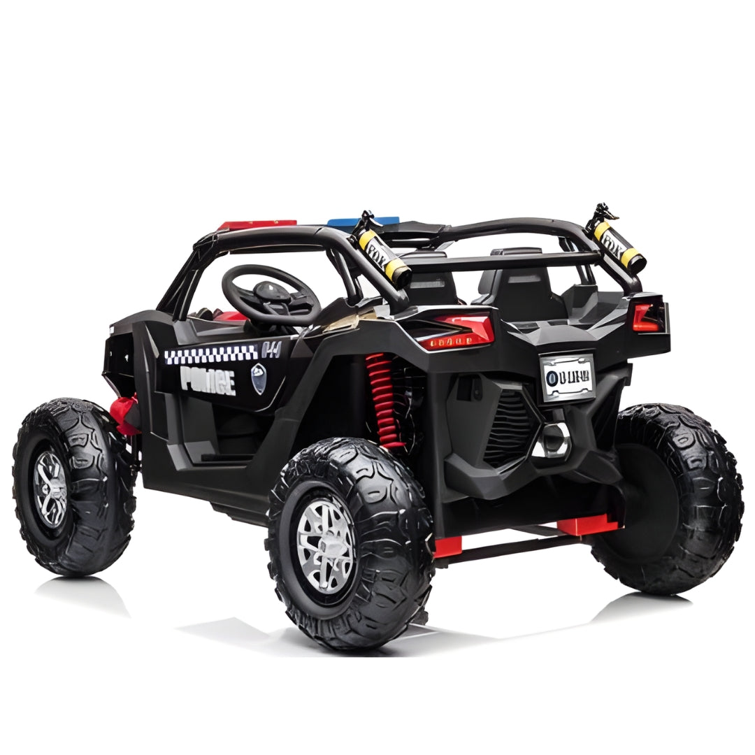 Megastar Ride on Max Expedition 12 v Kids electric Police Suv – Rafplay