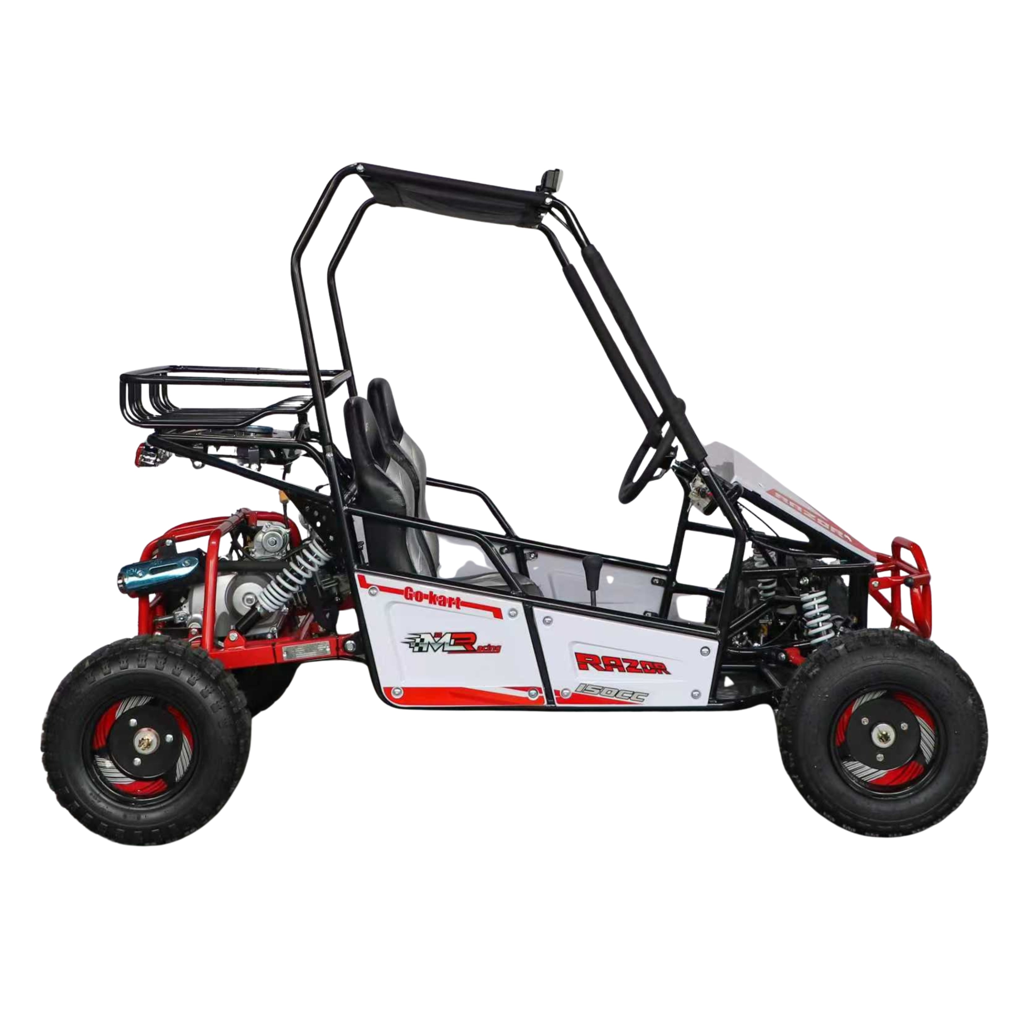 Go-kart with a visible engine Triton Buggy