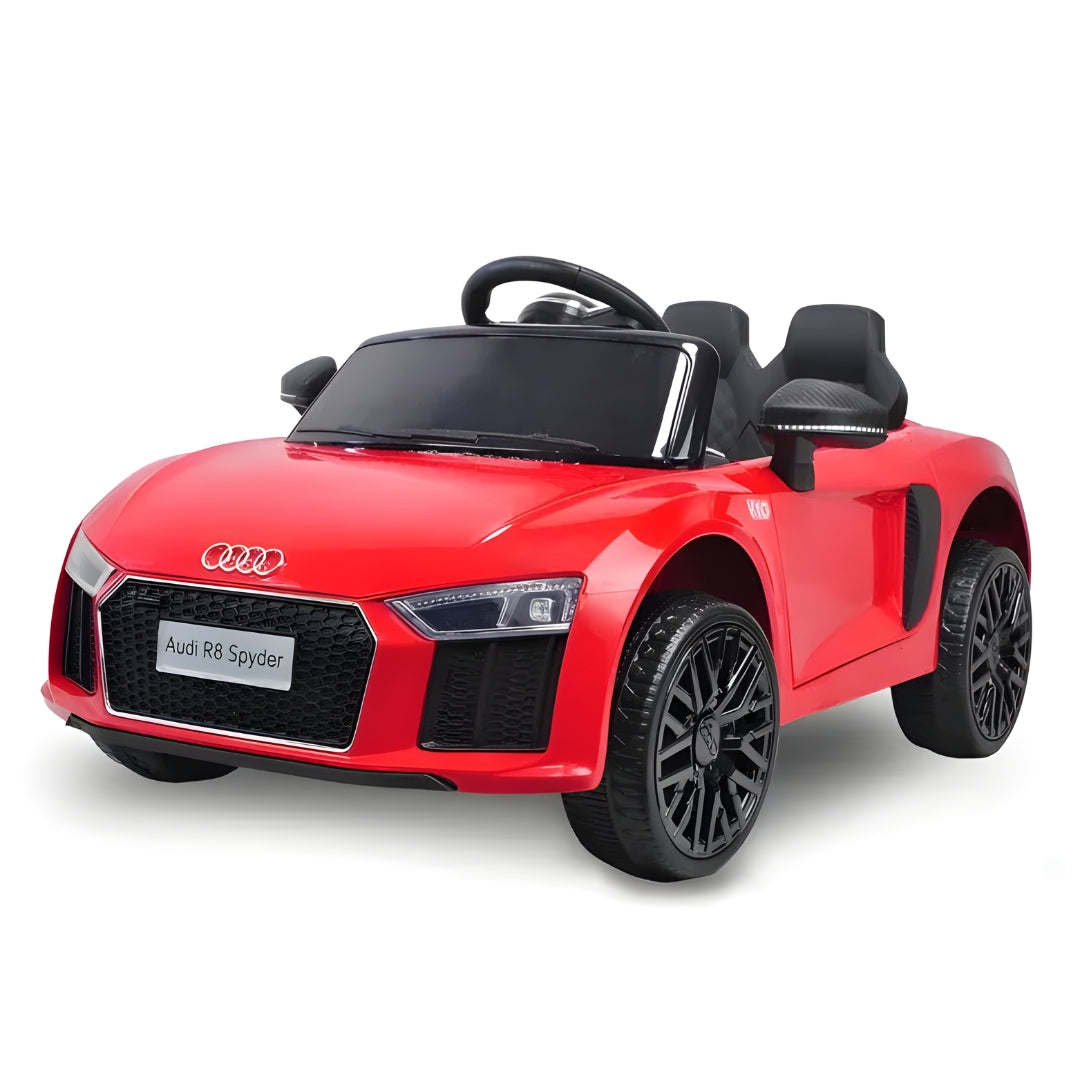 Megastar Audi R8 Spyder Licensed Battery Operated Ride On with Remote Control-Red