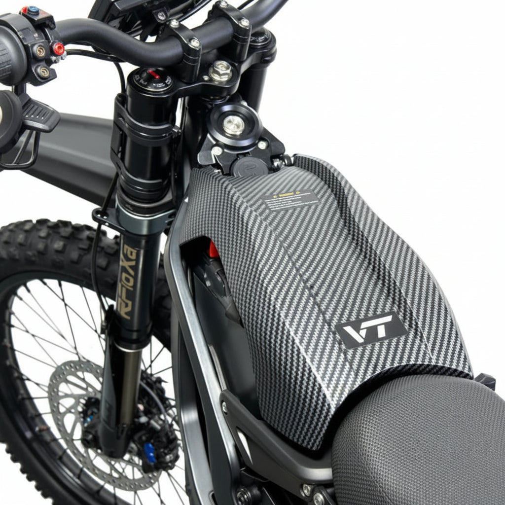 Close-up of a Dirt Bike with seat