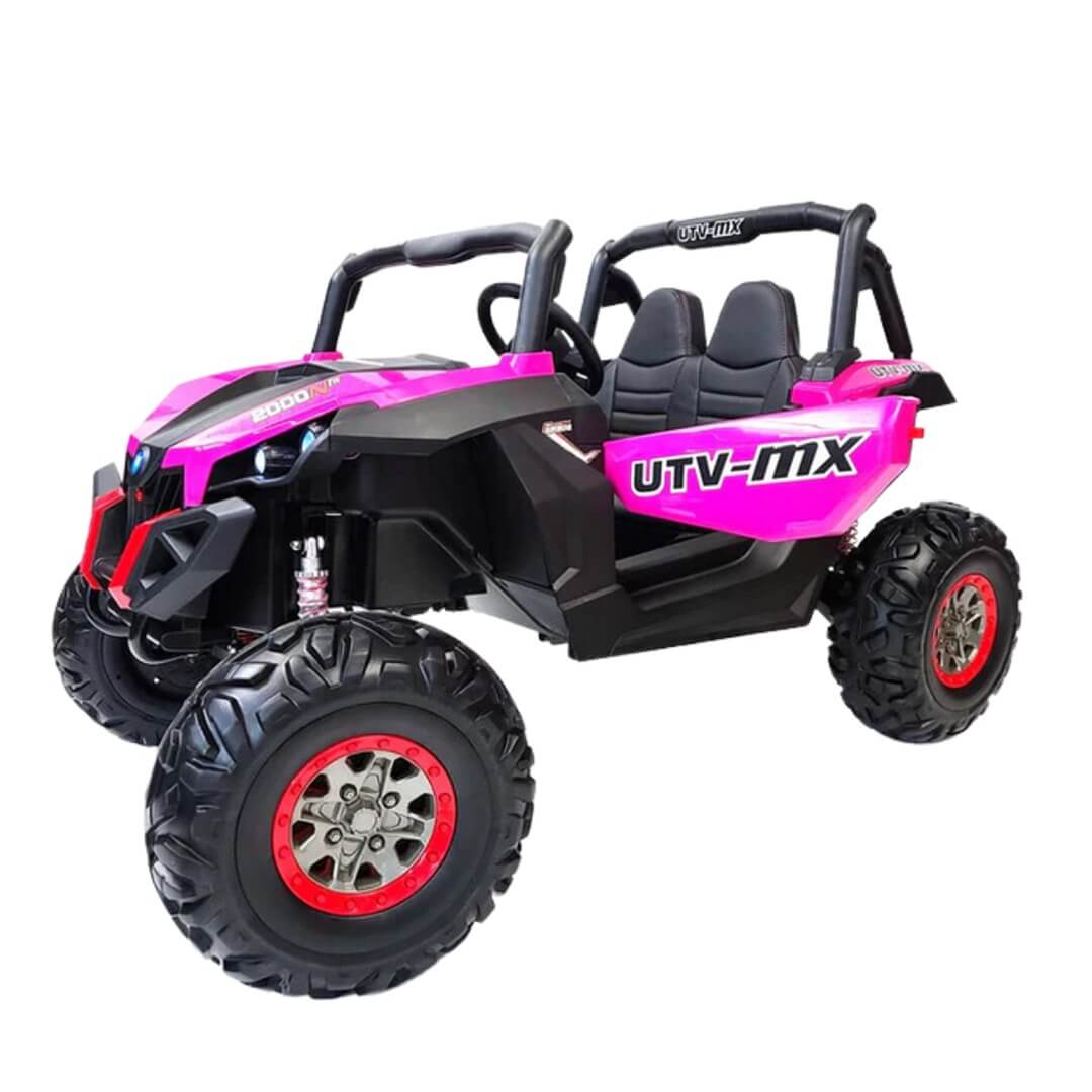 Raf  12V Ride on Raf ExtremeX Utv Kid's 4wd Jeep Electric Ride on-Pink