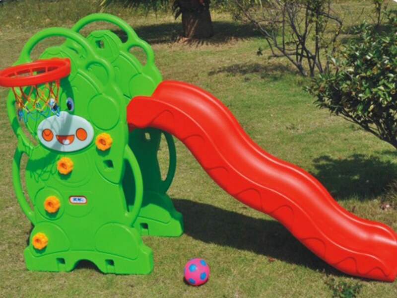Megastar Bear Wave Slide and Hoop  Set for Toddlers Combination Kids Play.