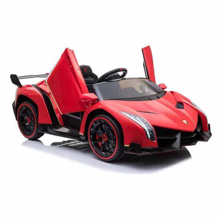 Megastar Ride on 12 v Licensed   Lamborghini Veneno Butterfly 12V 2 Seater Ride On Car - red