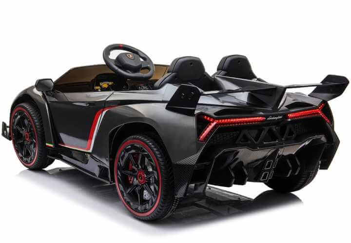 Megastar Ride on 12 v Licensed   Lamborghini Veneno Butterfly 12V 2 Seater Ride On Car -black