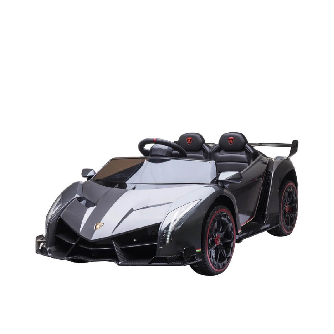 Megastar Ride on 12 v Licensed   Lamborghini Veneno Butterfly 12V 2 Seater Ride On Car -black