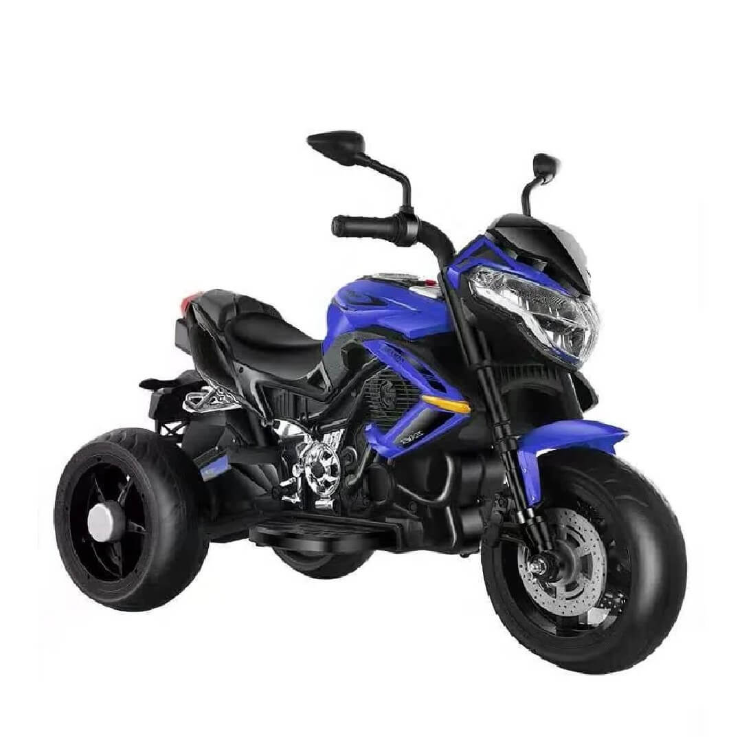 Megastar  RIDE ON 12 v Xblade Trike electric Motorbike for Kids -Blue 