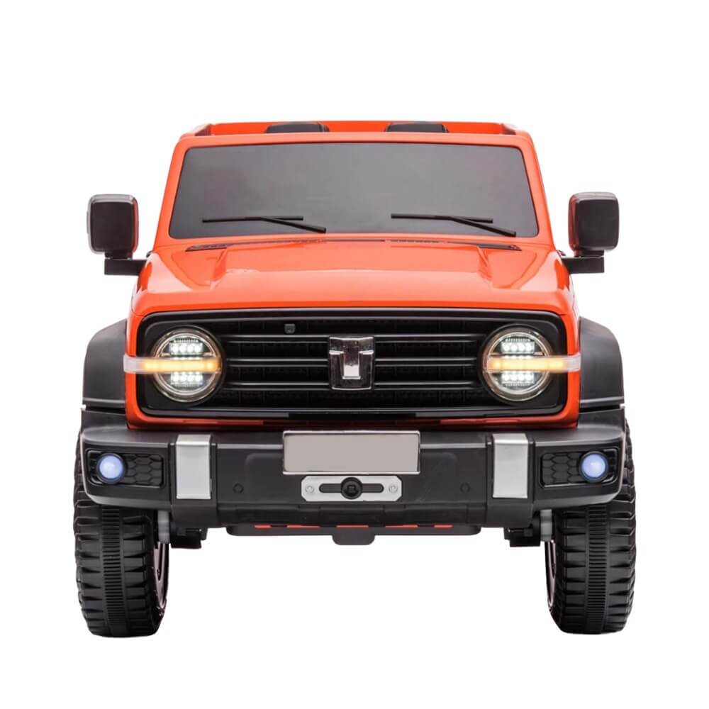 Megastar Kids Electric Ride-on 12 v Adventure Cruiser jeep 4WD SUV-Orange