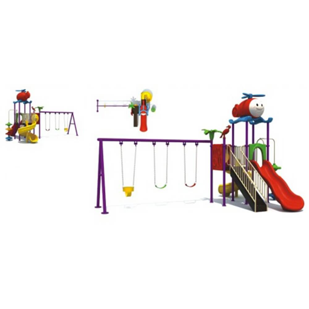 Megastar Tom ThrillScape Playground with Bumpy Slides, Swings – Rafplay