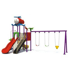 Tom ThrillScape Playground with Bumpy Slides, Swings
