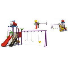 Tom ThrillScape Playground with Bumpy Slides, Swings