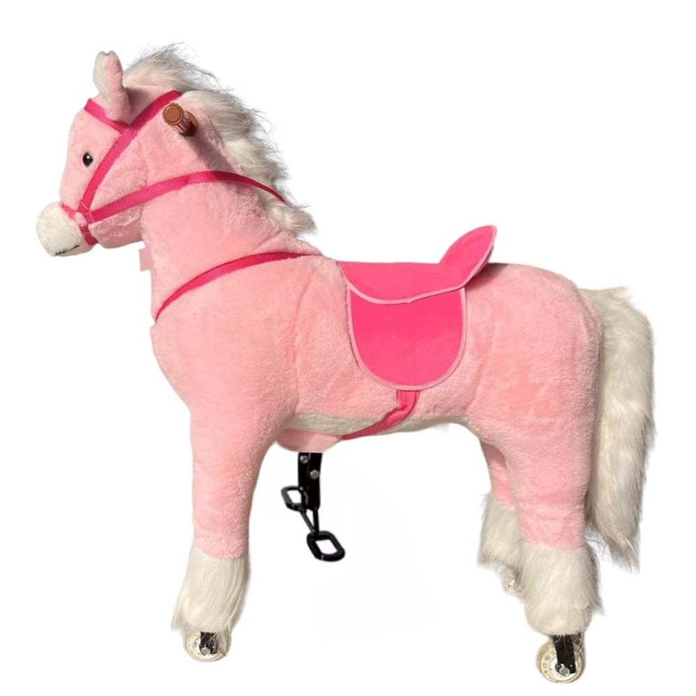 Megastar Ride on Gallop 'n' Play: Action-Packed Mechanical My Horse Rider Toy for Kids-pink