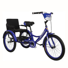 Megastar Tricycle With Padded Back Seat size 16-Blue