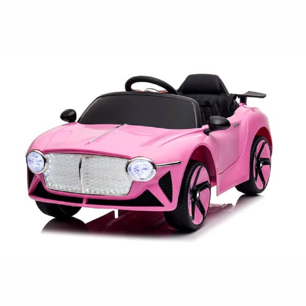 Megastar Ride on 12 v Bentley Style electric kids battery operated  Car-pink
