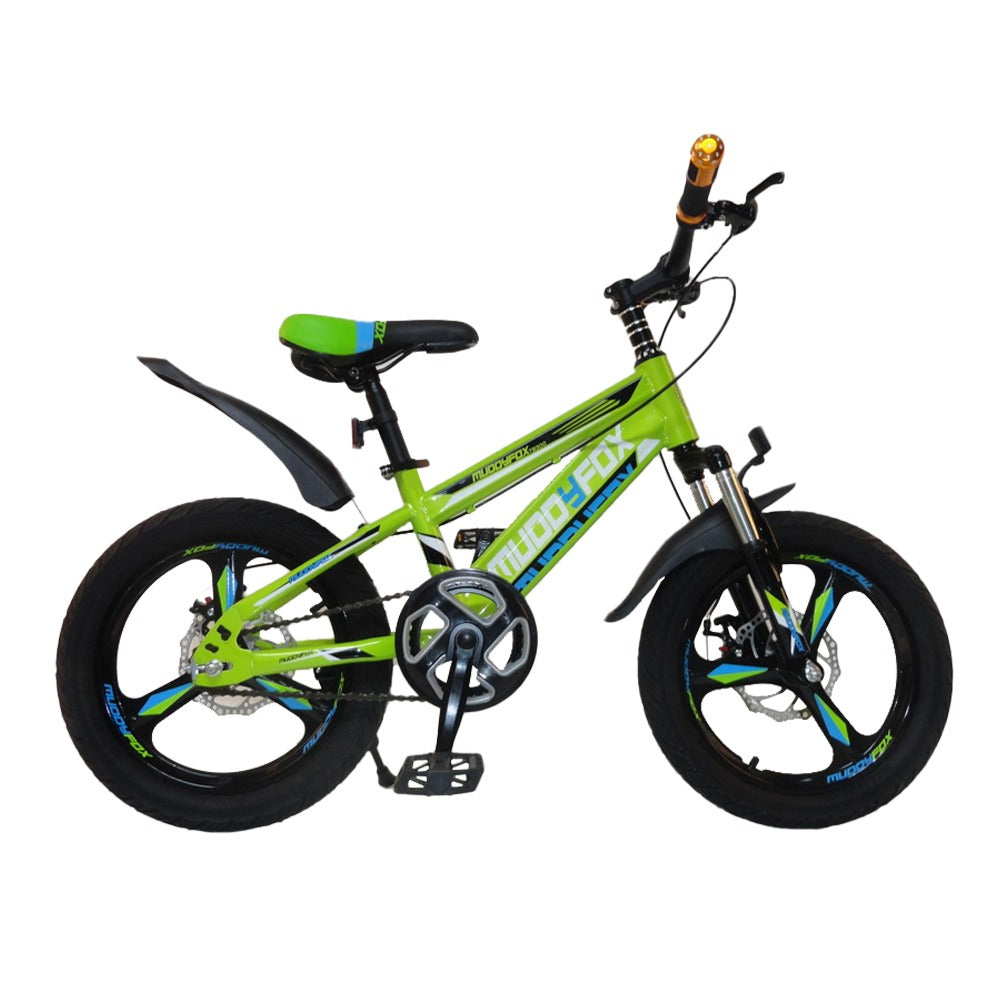 Megawheels Junior 16-Inch Muddy Fox Alloy Wheel Bike for Kids (Ages 5-8)-Green