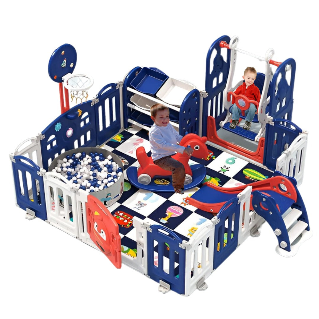 Megastar Fold Baby Playpen Kids Playhouse with multiple activities