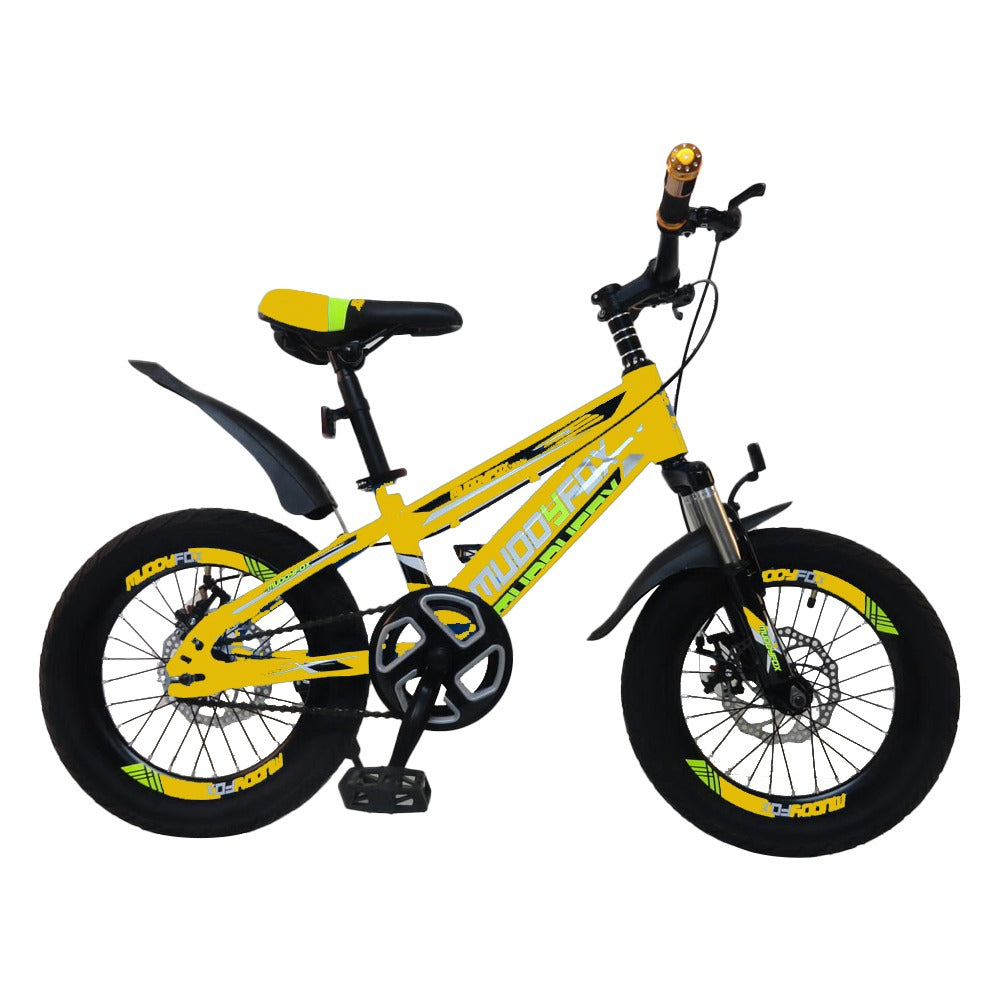 Megawheels Junior 16-Inch Muddy Fox Bike for Kids (Ages 5-8)-Yellow
