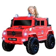 Kids Electric Ride-on SUV Class Mercedes style Jeep Red