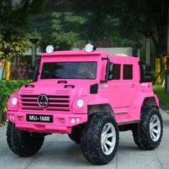 Kids Electric Ride-on SUV Class Mercedes style Jeep Pink